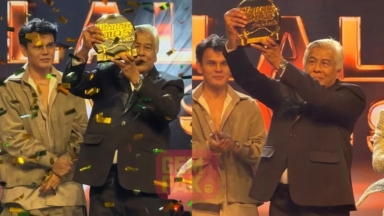 Buktikan Usia Bukan Penghalang, Datuk Jalaluddin Hassan Rangkul Gelaran Juara Kilauan Emas Selebriti
