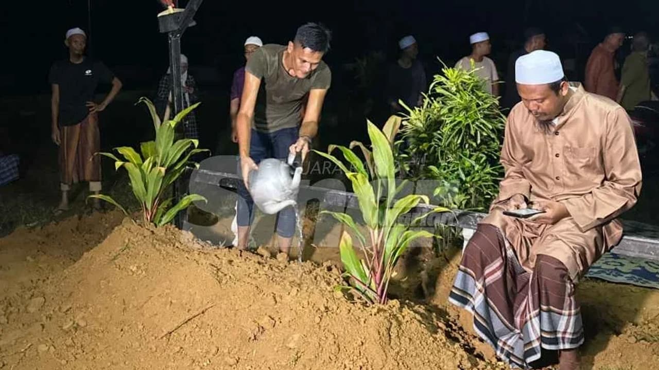 Tragedi JRTB Gerik: Dua Beranak Maut Nahas 3 Kenderaan Selamat Disemadikan Satu Liang Lahad