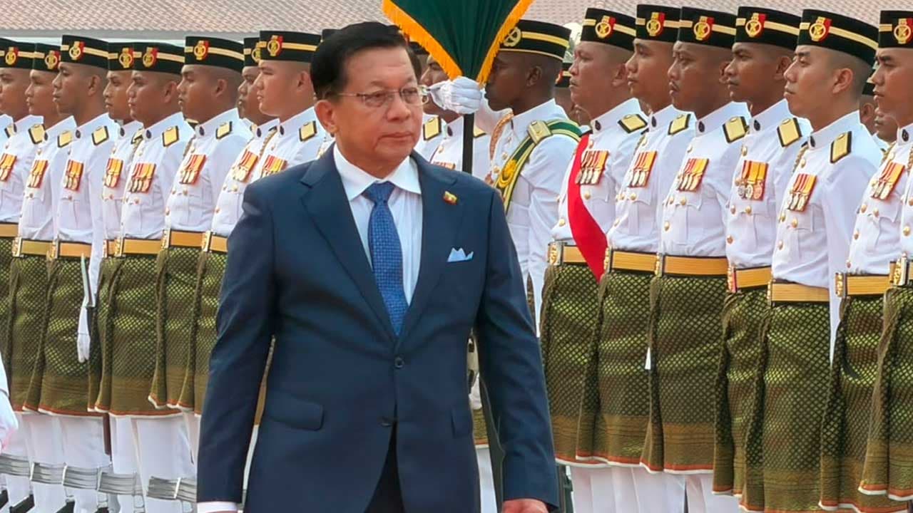 Min Aung Hlaing Diberi Sambutan Rasmi Di Perdana Putra, PM Anwar Ketuai Rundingan Dua Hala