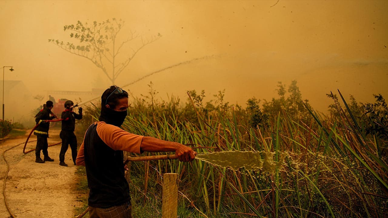 Langit Kalimantan Bertukar Kemerahan: Jerebu Tebal & 1,176 Titik Panas Cetus Situasi Bahaya