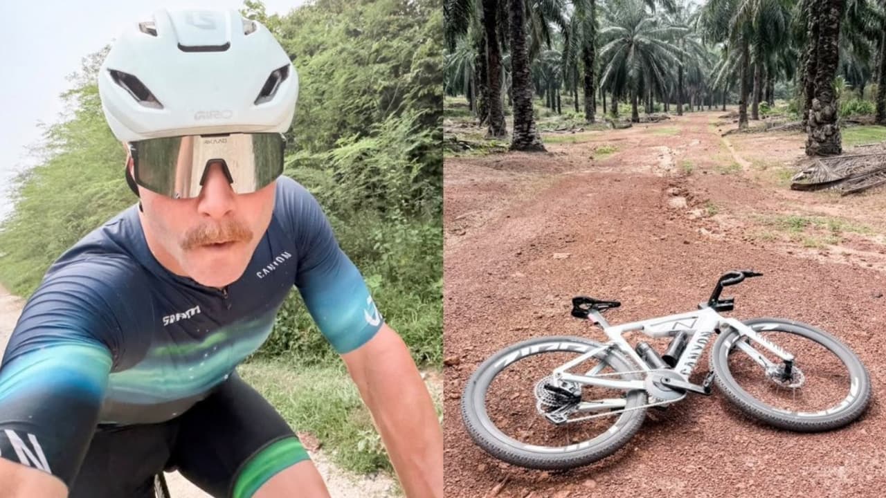 Bukan Naik Jet, Pemandu F1 Valtteri Bottas Kayuh Basikal Lebih 300KM Dari Sepang Ke Singapura