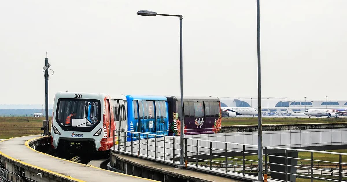 Aerotrain KLIA Digantung Tengah Malam Ini: Naik Taraf Perisian Selepas 20,000 Jam Operasi