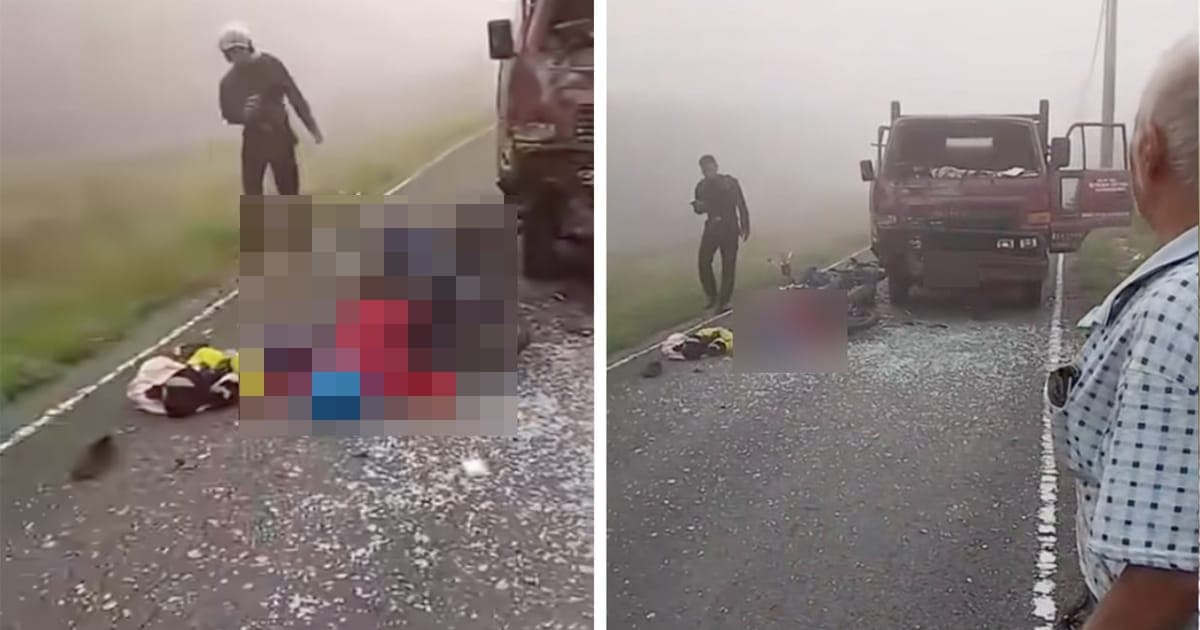 Tragedi Pontian: Tiga Beradik Maut Nahas Motosikal, Tidak Sedar Sekolah Cuti Akibat Jerebu